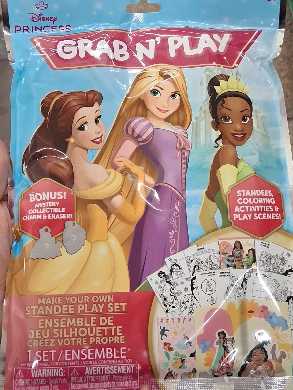 New Disney Princess Grab N' Play Activity Set